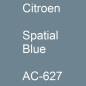 Preview: Citroen, Spatial Blue, AC-627.